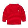 Suéter Casual de Otoño para Niños de Manga Larga Cardigan de Punto con Botones en la Parte Delantera Cuello en V Moda Ropa para Niños y Niñas Suéter