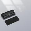 Estojo de óculos de couro artesanal durável portátil com alça para cartão bolsa para óculos de sol bolsa macia para óculos de couro PVC estojo de couro para óculos