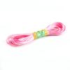 1 rollo/paquete de hilo tejido a mano de color, cuerda de nudo chino, material de cuerda de pulsera de nudo chino DIY