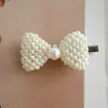 Pinza para el pelo de celebridad de internet Lazo de perlas pinza bb para flequillo pinza lateral diadema linda para niña T