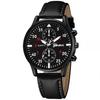 Venta caliente de relojes transfronterizos Reloj de cuarzo para hombre de Ginebra Reloj de moda con correa Reloj de comercio exterior para hombre