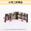 Decorações de sashimi itens de exibição ferramentas de sushi moldes esteira de bambu pequena escada menu de bambu balde de gelo seco decorações de prato mini cesta