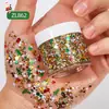 Maquillaje Festivo Transfronterizo Nuevo Carnaval Navidad Gel con Purpurina Corporal Facial Brillo Duradero Gel con Brillo