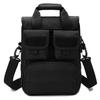 Bolsa de Ombro Tática A4 Mochila Escolar Masculina Casual Bolsa Crossbody Kit de Ferramentas Bolsa de Computador de 10 Polegadas Bolsa Xadrez