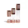 Frasco Personalizado 20ml~50ml Ouro Rosa Glitter Bomba Bico de Pato Bomba Bico de Galinha Frasco para Creme para as Mãos Frasco para Cuidados com a Pele Frasco para Loção Frasco a Vácuo