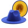 Comercio exterior europeo y americano sombrero de pareja ebay sombrero de lana sombrero de caballero sombrero de ala plana jazz ala grande sombrero para hombres mujeres