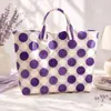 Plataforma independiente Temu nueva bolsa de mano transfronteriza impermeable PVC+lienzo para el trabajo portátil bolso de hombro bolsa de mano
