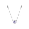 Collar de Punto de Estrella de un Quilate para Mujer, Joyería de Verano con un Toque de Alta Gama, Collar de Nicho, Cadena de Clavícula de Lujo Ligero, Admite Pedidos Individuales