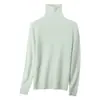 Camiseta interior de cuello alto para mujer, 30% lana, 70% lana de oveja, capa interior cálida de otoño, suéter de cuello alto suave y acogedor de alta gama