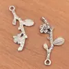 50 piezas de A1895 accesorios originales de fábrica estilo antiguo chino colgantes de rama de flor de ciruelo adornos para horquillas Hanfu materiales para manualidades