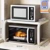 Estante de Almacenamiento para Horno Microondas de Cocina Soporte de Doble Capa para Encimera de Escritorio para Arrocera