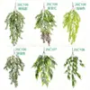 Plantas Artificiais Verdes Trepadeiras, Samambaias, Eucalipto para Pendurar na Parede, Mandala, Grama Persa, Itens de Decoração para Casamentos e Festas em Casa