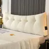 Almohada de cabecera, Cojín de cama para dormitorio, Tatami elevado con respaldo grande, Estilo triangular para dormitorio de estudiante, Almohada lumbar anticolisión