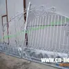 Subei suministro directo proceso completo de forjado manual puerta de hierro villa hogar puerta de hierro forjado puerta metálica