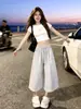 Shorts de Marca Tendência Verão Jovem High-End Unissex Calças Cropped Wide-Leg Soltas Emagrecimento Cintura Alta Shorts para Casal