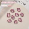 Decoraciones para Uñas con Pedrería Rosa Swarovski, Multifacéticas, Al Por Mayor, Súper Brillantes