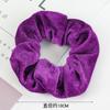 Nuevos accesorios para el cabello de celebridades de Internet para mujer, de felpa de color sólido, de alta elasticidad, anillo para el cabello de intestino grueso, estilo coreano, elegante flor para la cabeza, cola de caballo que combina con todo.