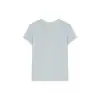 Blusa Feminina de Manga Curta com Gola U, Limpa e Suave, Estilo Girly, Roupa Íntima de Verão Slim Fit, Camiseta Doce e Picante