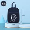 Bolsa dos alunos Bolsa Cram School Handbag Carrying Book Cram School Art Crossbody Canvas Bag File Bag para homens e mulheres