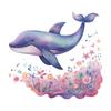Nuevos divertidos dibujos animados fun-m78 ballena flor hojas mariposa pegatinas para inodoro baño embellecimiento del hogar pegatinas de pared autoadhesivas