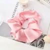 Anel de Cabelo para Intestino Grosso, Acessório de Cabeça de Luxo, Várias Cores no Atacado, Corda de Cabelo de Cetim Sedoso Acessórios de Cabelo, Anel de Cabelo Feminino, Estilo Quente Transfronteiriço