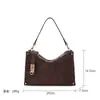 Bolso de Mano de Lujo Ligero de Moda Versátil para Mujer Otoño/Invierno 2026 con Cremallera, Bolso Cruzado Tipo Caja, Bolso de Hombro de Nicho para Mujer