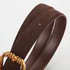 Cinto Feminino de Couro Genuíno Estilo Ins Outono e Inverno High-End Versátil Decorativo Coreano Retro Nicho Fabricante de Cintos Lote