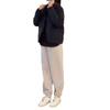 241101 Big Aimei Yiyuan 2024 Nuevo Estilo Versión Red Chaqueta Holgada de Algodón Sudadera Casual con Capucha Pantalones Estilo Occidental Mujeres