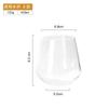 Vaso de agua de vidrio de borosilicato para el hogar, resistente a altas temperaturas, vaso para bebidas, vaso para jugo, vaso para leche para desayuno con avena