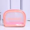 Novo material PU fosco grande capacidade bolsa de lavagem cosmética viagem portátil bolsa de armazenamento portátil