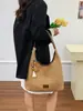 Bolso Tejido de Paja Hueca Estilo Yuezi para Mujer, Nuevo Bolso Cruzado de Hombro Tejido Verano 2026, Bolso de Playa de Gran Capacidad para Vacaciones