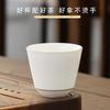 Juego de té kung fu blanco sebo taza de té cerámica mate blanco puro taza de cata de té taza maestra taza pequeña tazón de té taza individual