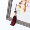 Resina moderna simple borla antigua pequeña espiga colgante al por mayor cortina bandera de mesa cojín borla espiga DIY