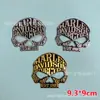Adesivo Tampa de Tanque de Combustível de Motocicleta Adesivo de Carro Caveira Adesivo de Corpo de Metal Etiqueta Traseira de Carro Emblema de Caveira Etiqueta Decorativa de Alumínio