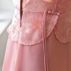 Novo Vestido de Verão Estilo Chinês para Mães 2025, Vestido de Chiffon da Moda para Mulheres de Meia-Idade e Idosas, Vestido Elegante de Duas Peças