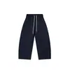 Shuangtian 2026 Otoño Nuevo Tallas Grandes Pantalones Casuales para Mujer Cintura Elástica Diseño de Cordón Hoz 9389