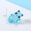 Micro paisagem cartoon bonito panda luminoso Diy decoração acessórios de decoração criativa carro de mesa decoração de resina
