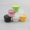 Frasco Preto Cilíndrico Reto 50ml Frasco Transparente para Creme Frasco para Máscara Facial Caixa para Pomada Caixa para Creme de Máscara Capilar 50g Frasco para Máscara de Argila Frasco para Cera de Carro