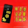 Nueva Serie de Pegatinas para Teléfono Móvil de Shuibei Versión Q Dibujos Animados Texto, Varias Pegatinas para Teléfono Móvil para Hacerse Rico y Ganar Dinero, Pequeños Regalos para Amigos