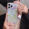 Nueva calavera colorida para funda de teléfono móvil iPhone14ProMax chapado hueco 12 láser 11 Apple 13