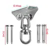 Placa de Suspensão Fixa de Aço Inoxidável 304 Suporte de Balanço Gancho Giratório para Cadeira de Rede Acessórios para Balanço ao Ar Livre