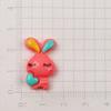 Conejo bizcocho en forma de corazón diy material para accesorios para el cabello de niños accesorios de resina fábrica directa funda de teléfono accesorios de epoxi
