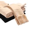 Leggings Nuevos Engrosados y de Terciopelo para Mujer Otoño e Invierno Artefacto Piernas Descubiertas Ropa Exterior Pantimedias con Estribo Pantimedias Cálidas