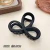 Nuevo Modelo 2025 Diseño Sencillo Pinza para el Cabello de Tiburón con Forma de Ola para la Parte Trasera de la Cabeza, Pinza Grande de Gama Alta para Mujeres