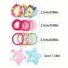 Set de regalo de accesorios para el cabello para niños, ligas para el cabello de bebé, pinzas laterales para niñas, accesorios para el cabello, cuerdas para el cabello de princesa para niñas
