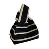 Bolsa Panda Estilo Chinês Bolsa Feminina Bolsa de Tricô Bolsa Balde Versátil Bolsa Tote Lancheira Bolsa de Mão