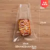 Bolsa de embalaje para pan, bolsa para hornear, bolsa transparente autosellante para alimentos (scones, galletas, pasteles, tostadas), bolsa pequeña autoadhesiva para sellar (galletas, pasteles, tostadas)