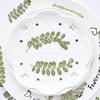 Folha espinhosa Marechal flor seca diy moldura de foto artesanal marcador aromaterapia gota cola flor seca em relevo saco caso de telefone móvel espécime de planta