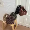 Bolso de Mujer de Lunares 2026 Nueva Moda Otoñal Bolso de Mano Simple Casual Estilo Retro Perezoso