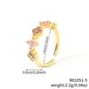 Anillo Abierto de Lujo Minimalista Ins de Nicho con Forma de Gota de Agua Cruzada Anillo de Hoja Francesa Dulce y Fresco para Mujer